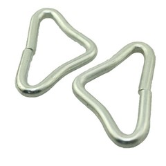 12PCS Trampoline Triangle Buckle Bounce Trampoline Net Fabric Mat Iron Hook B…