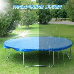 Round Trampoline Weather Rain Protective Cover Waterproof Fits 8/10/12/15FT
