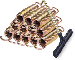 Trampoline Springs Replacement 3.5″ to 8.5″ Galvanized Steel Heavy Duty High Ten