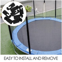 8 Pcs Trampoline Pole Covers Trampoline Safety Net Pole Caps Replacement Part…