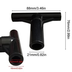 Outdoor Trampoline Pole Protection Cap Black Sleeve for Jumping Bed Pipe Cover
