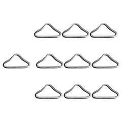 30 Pcs Trampoline Triangle 1.5 Inch Metal