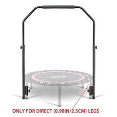 Rebounder Handle Bar for 40″ Round Trampolines – Cushy Foam Grip, Fits 2.5CM Tub