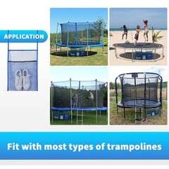 3 Pouch Ultimate Trampoline Shoe Storage Durable UV Resistant PE Bags for Mos…