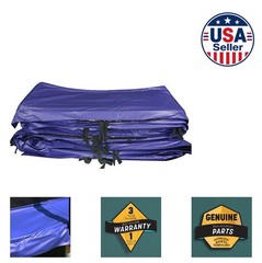 Trampoline Spring Pad 15 Ft Round PVC Outdoor Replacement Foam Padding Cover