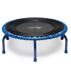 JumpSport 350 PRO Fitness Trampoline, Cardio Equipment, 39″, Blue (Open Box)