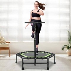 Trampolín rebotador de 42″/45″ para adultos, minitrampolín silencioso.neuvo.2025