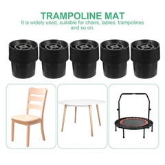 10pcs Trampoline Non- Mat Furniture Feet Protectors Noise Reduction Pad