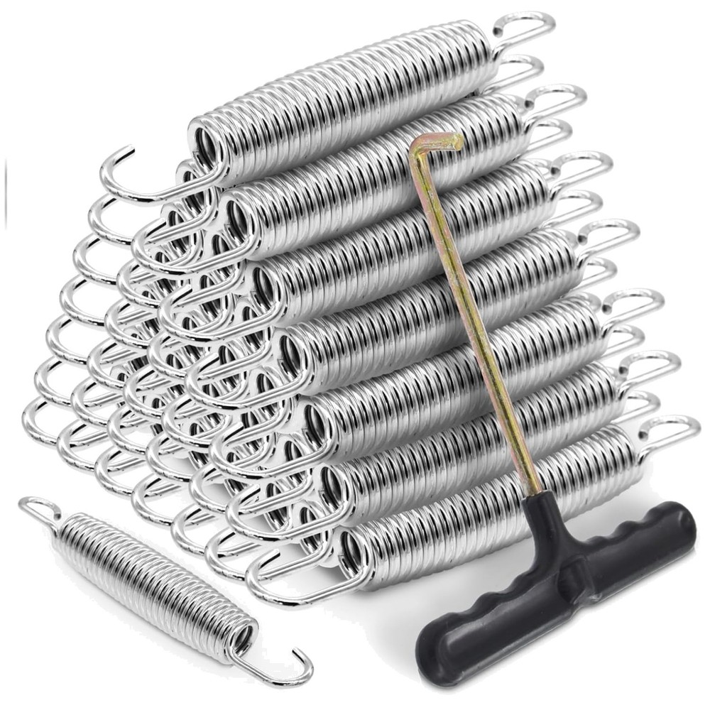 High Tension Stainless Steel Trampoline Springs – 72 Set