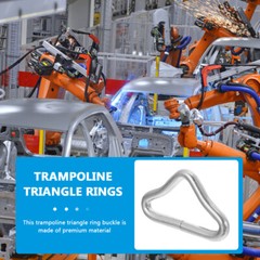 40PCS Trampoline Buckle Zinc Plating Steel V-Ring for Trampoline Strap Bag Clasp