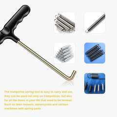 Trampoline Spring Pull Tool T Hook Puller Kit Heavy Duty Install Tool