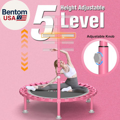 Foldable Mini Trampoline, 40″ Rebounder Trampoline for Adults & Kids, 450Lbs Cap