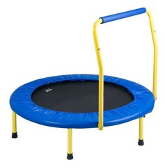 3′ Foldable Trampoline Fitness Rebounder Kids Indoor Outdoor Exercise Safety US