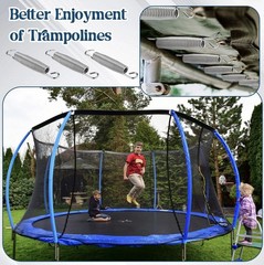 96 Pcs Trampoline Springs 5.5 Inch Bulk Heavy Duty Stainless Steel Replacemen