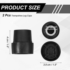 Mini Trampolines Leg Caps, 6Pcs & 1″ Dia & Caps Tips Non-Slip Foot Pads Fitti…