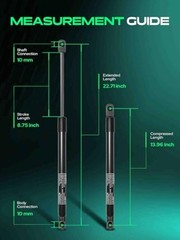 Set of 2 Front Hood Lift Supports Struts Gas Shock Spring Replacement for 2002