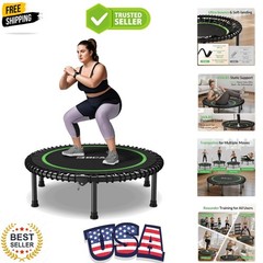 450lbs Foldable Mini Trampoline – Durable Quiet Rebounder for Indoor & Garden