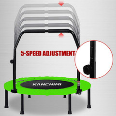 40″ 48″ Folding Mini Fitness Indoor Exercise Workout Rebounder Trampoline with H
