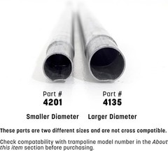 Durable 2-Pack Lower Enclosure Tubes for Skywalker Trampolines – ASTM Compliant