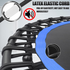 40″-48″ Silent Mini Trampoline Fitness Trampoline Bungee Rebounder Jumping Cardi