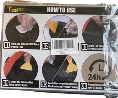 Adhesive Trampoline Patch Repair Kit, 2 Square + 2 Rectangular + 2 Round…