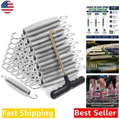 72pc Trampoline Replacement Springs 6.5″ Stainless Steel Secure Hooks