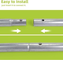 Trampoline Poles Replacement Skywalker Or Jumpzylla,Galvanized Trampoline