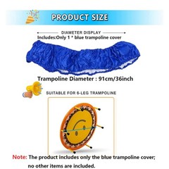 Trampoline Covers 3648 Inch, TearResistant Oxford Cloth, Easy Install