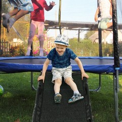 TANOSHII® Trampoline Slide Ladder with Handles, Universal Trampoline Ladder, …
