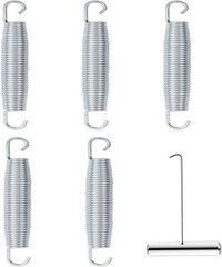 5 Pack 5.5 Inch Trampoline Stainless Steel Springs for Enhanced Bounce & Support