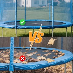 Trampoline Shade Cover, Trampoline Cover for 10FT 12FT 14FT Straight