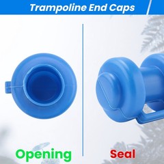 12 Pcs Trampoline Caps 25 mm,Trampoline End Caps for Attaching the Safety8638