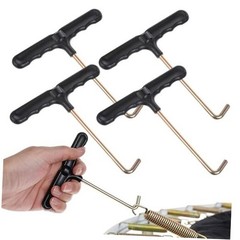 Trampoline Spring Puller Tool, Trampoline Parts T-Hook Puller, Trampoline 4PCS
