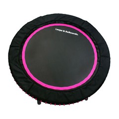 48″ Mini Fitness Trampoline & Rebounder Gym Equipment, Pink (Open Box)
