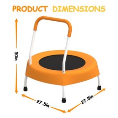 28inch Toddler Trampoline for Kids 1 Year Plus with Handle