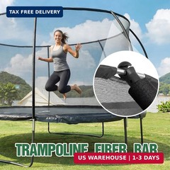Wesiti Trampoline Fiber Glass Rods for Top Ring of Net Enclosure Fiberglass Pole