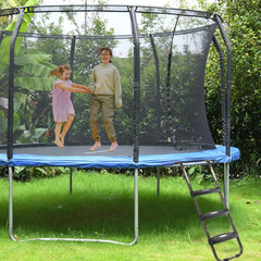 Trampoline Ladder, 3-Step Trampoline Steps with Horizontal Wide Steps, Skid-Proo