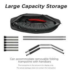 Mini Trampoline Storage Bag Waterproof Folding Rebounder Carry Pouch Travel