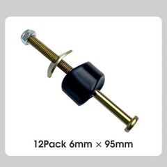 12 PCS Long Trampoline Screws and Bolts, Trampoline Bolts and Nuts, Trampoline E