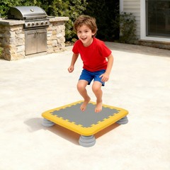 Kids’ Trampoline Kids’ Bouncing Board Balance and Bounce Kids’ Toy for Indoor