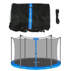 14FT Trampoline Replacement Safety Enclosure Net for 6 Frame, Blue