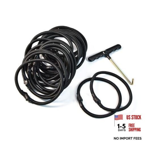 Trampoline Replacement Bungee Cords，20 PCS 6.6 in Bungee Cords Without Ball