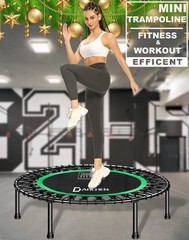 450 lbs Mini Trampoline for Adults, Indoor Small Rebounder Exercise Trampoline