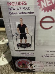 Elevated Urban Rebounder Trampoline with DVDs Workout NEW