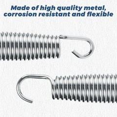 LOYORTY 72PCS Trampoline Springs 5.5 Inch, Heavy Duty Trampoline Springs, Sta…