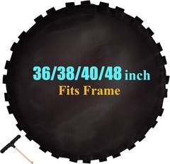 27.5″ Fitness Trampoline Mat with 30 Buckles – Safe and Durable Upgrade