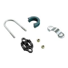 Trampoline Hinge U-Bolt Clamp Connectors for Poles up to 1″ and Legs up to 1.5″