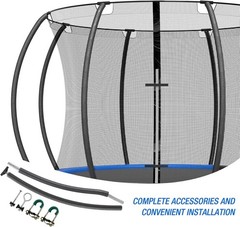 Trampoline Poles Replacement, Universal Trampoline Replacement Enclosure Pole…