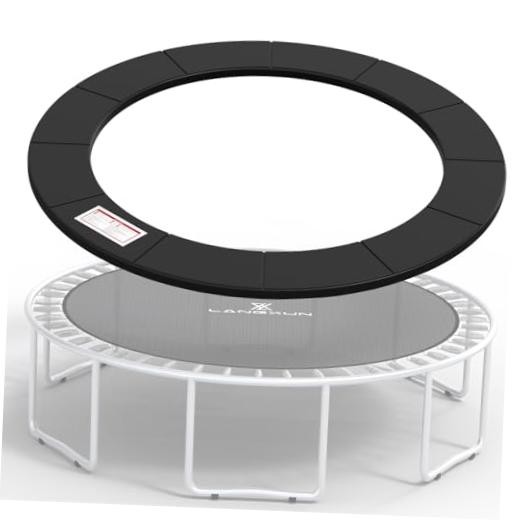 Black Trampoline Safety Pad – 8ft 10ft 12ft 14ft 15ft