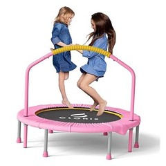 38in/48in Folding Trampoline – Max Load 220lbs / 450lbs Trampoline Rebounder